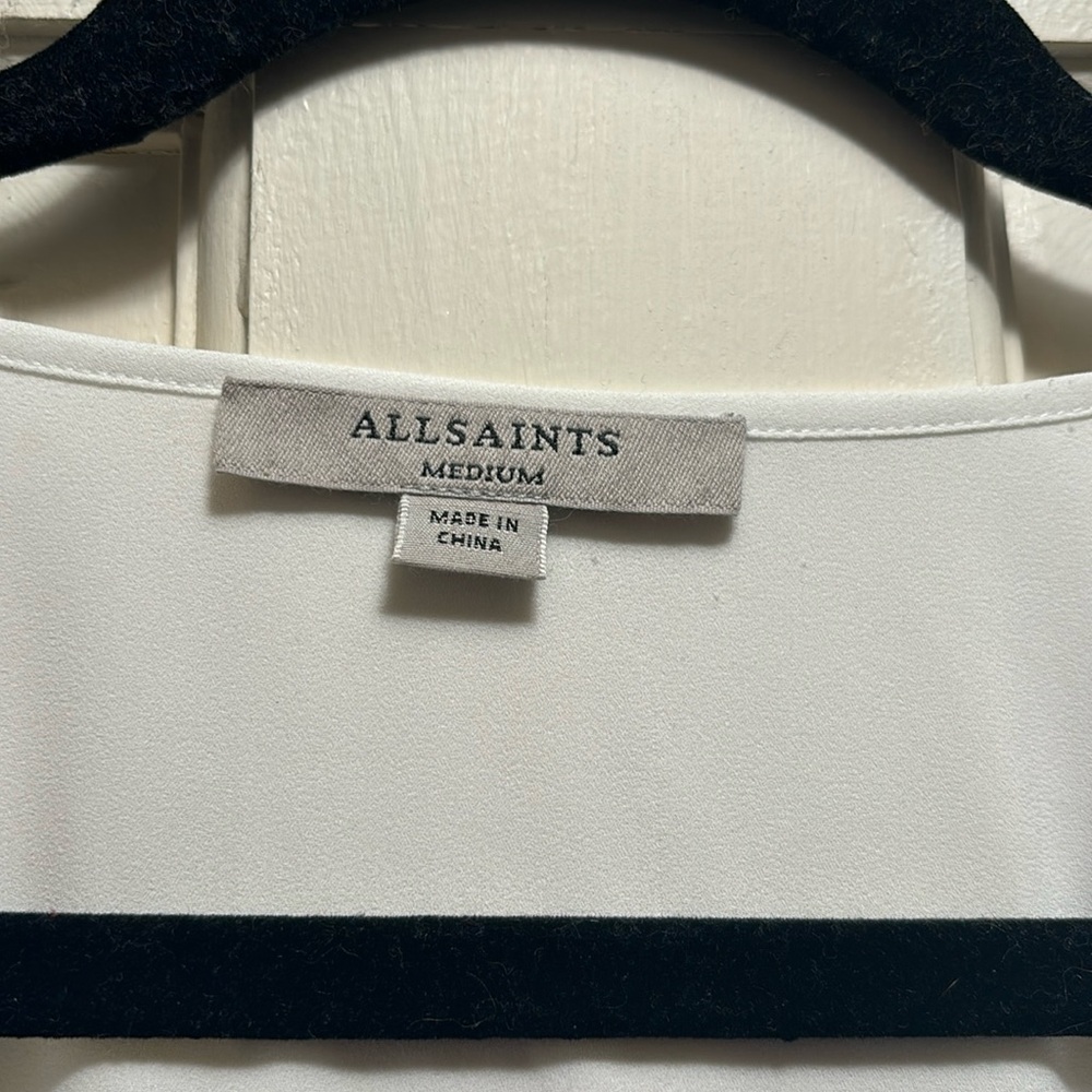 All Saints cold shoulder blouse